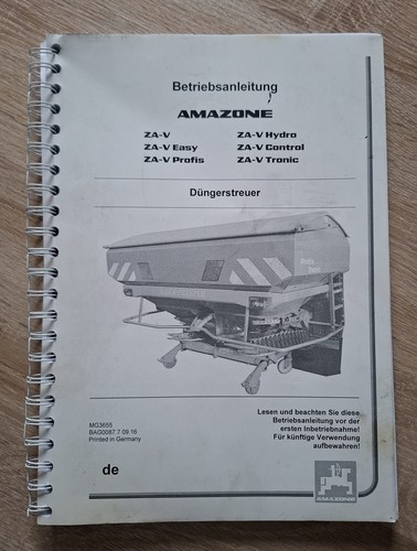 Amazone düngerstreuer v - amazone, za-v