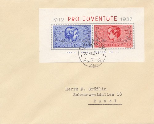 Schweiz 1937 pro - 1937:,