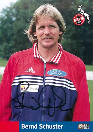 Bernd schuster autogrammkarte - schuster,