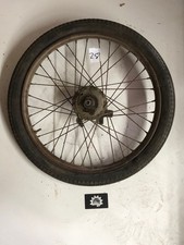 Oldtimer Motorrad Speichenrad