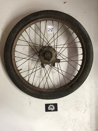Oldtimer motorrad speichenrad - motorrad,