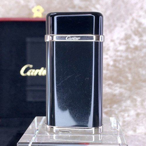 Cartier gasfeuerzeug schwarz - cartier,