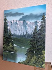 Original Ölgemälde Berg-See