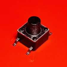 [3x] LSH Schurter 6x6mm Tact Switch 12V 50mA 1.6N SPST IP40 SMD