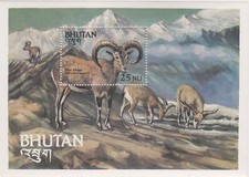 Blauschaf bhutan postfrisch - blauschaf,