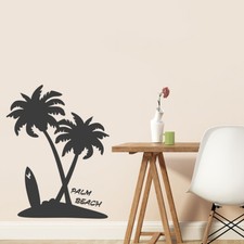  Wandtattoo Palme, Insel