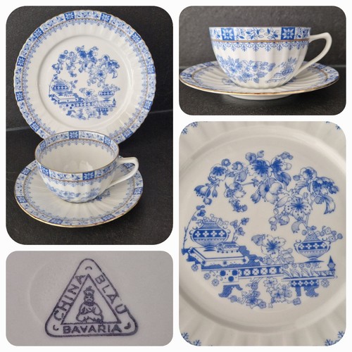 Kronester china blau gedeck - *,