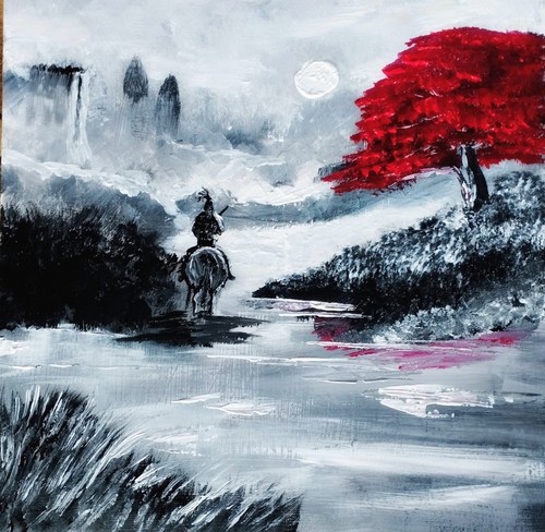 Acryl auf leinwand 40 - auf, leinwand,40×40