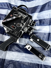 Vintage Paillard Bolex H-16 Camera w/ 3 Lenses (Running) w/ 2 finders
