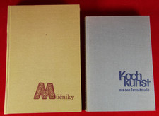 2 DDR Kochbücher Kochkunst Mucniky Backbuch Backen Gebäck Kochen Bücher Drummer