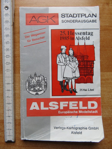 Alter faltplan stadtplan - alter,