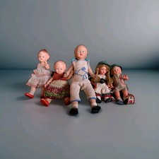 Konvolut 5 Vintage Puppen