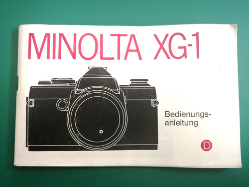 Minolta 1 - minolta, xg-1