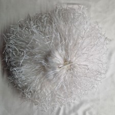 weiß Pompon Pompom Tanzwedel Puschel Party Cheerleading Fasching