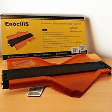 10' Konturenlehre Profil Lineal Duplikator Form Bodenbelag Fliesen Werkzeug mit Schloss