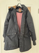 Finside Oona Ice Winterjacke Parka Damen 38 grau mit Jackenerweiterung