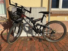 Mc Kenzie Mountainbike 26 Zoll – mit Korb, schwarz/orange/rot