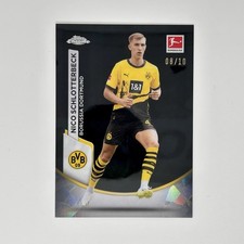 Topps Bundesliga Chrome Black Refractor 23/24- Nico Schlotterbeck /10 - BVB - NM