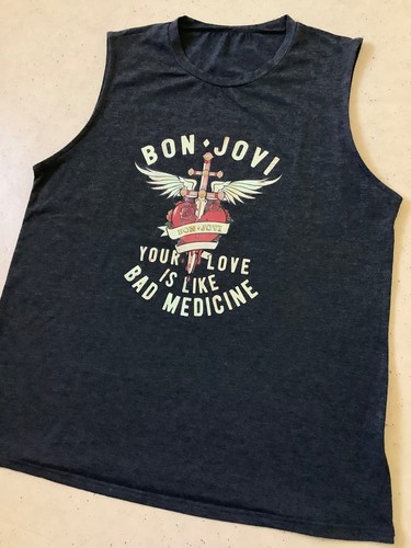 Bon jovi shirt l - shirt, oberteil