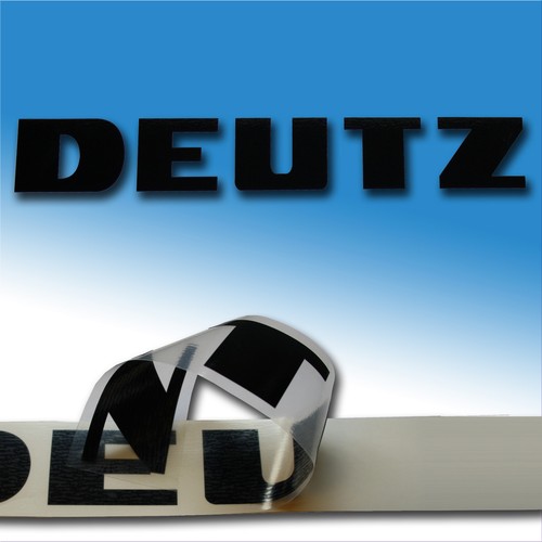 Aufkleber deutz schwarz - aufkleber,