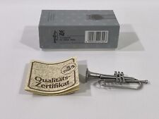 Miniatur Trompete WMF In OVP aus Zinn Sammeln Musikinstrumente HF36