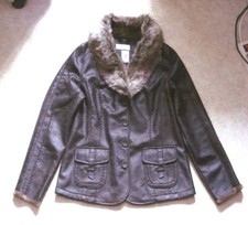 Jacke Blazer Leder Optik Größe 40  Neu