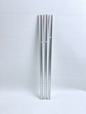 3 Stück Aluminium Profil Leiste Schiene in silber 50x1,8cm