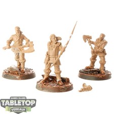 Der Hobbit Figuren - Gut - 3x Beornings - grundiert