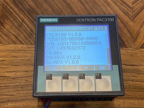 Siemens sentron pac3100 - siemens, –