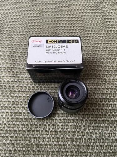 Kowa cctv objektiv 12mm - objektiv, f/1.4