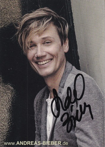 Autogramm andreas bieber - -,