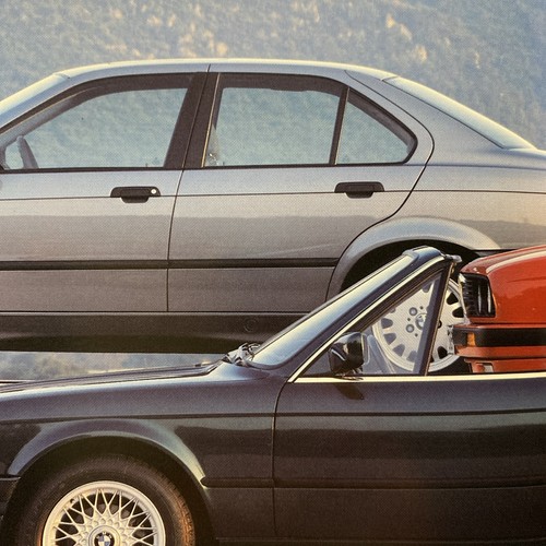 Bmw 3er prospekt brochure 1991 - bmw,