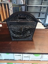 Briefkasten Schwarz Metall