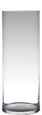 Bodenvase, Dekoglas ZYLINDER COLD CUT H. 60cm D. 18,5cm transparent Glas Hakbijl