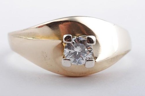 Brillant diamant ring 750 18k - diamant,