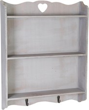 Wandregal holz herz - holz,