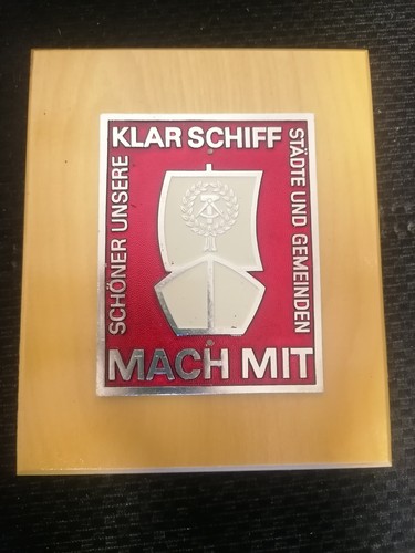 Ddr schild auszeichnung emblem - ddr,
