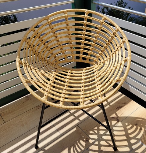 Rattan sessel von belia - rattan,