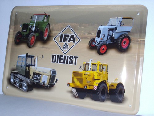 Blechschild flotte ifa dienst - flotte,