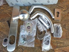 Normbau Türbeschlag Haustür Nebeneingangstür Edelstahl ks451