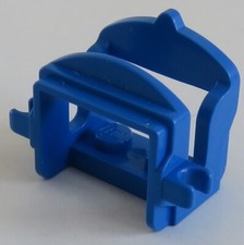 LEGO - Tier / Zubehör - Pferde Sattel mit 2 Clips, blau # 4491b