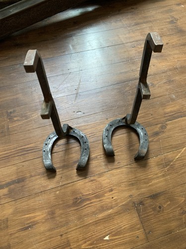 Vintage gusseisen hufeisen - vintage,