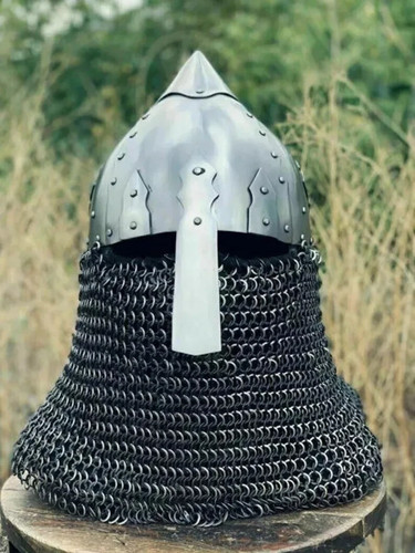 Mittelalter kettenhemd helm - mittelalter,