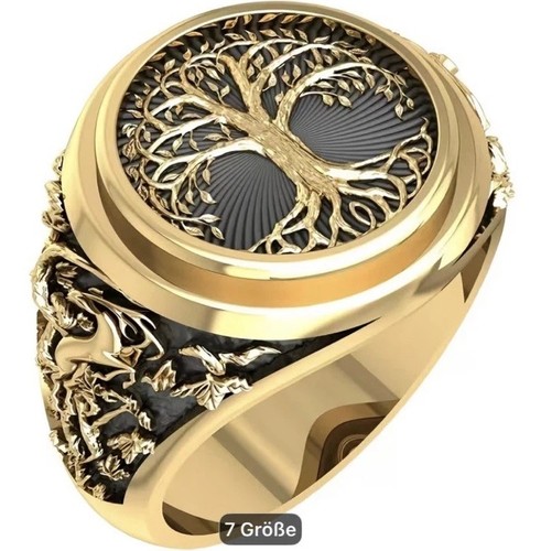 Herrenring siegelring 14karat - herrenring,
