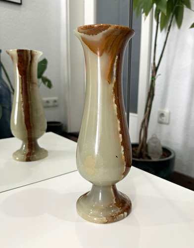 Onyx marmor vase - vase, grün
