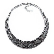 ZARA Statement Collier Silber