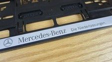 1x KFZ-Kennzeichenhalter Mercedes-Benz Die Niederlassungen