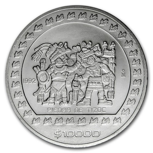 Unzen silber mexiko 1992 - silber,
