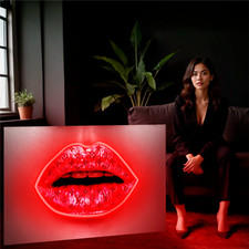 Bild mit led - bild, beleuchtung