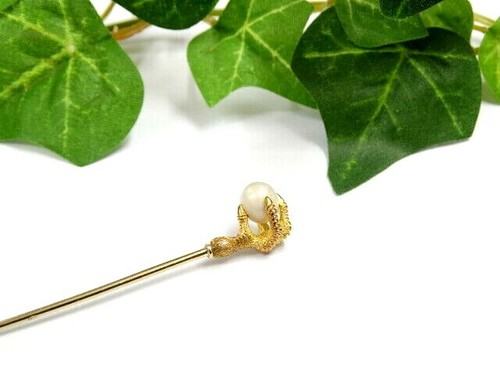 0826 gold 585 krawattennadel - gold,